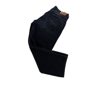 Levis 559 Relaxed Straight Jeans Mens 35x28 Dark‎ Wash Blue Denim Pants